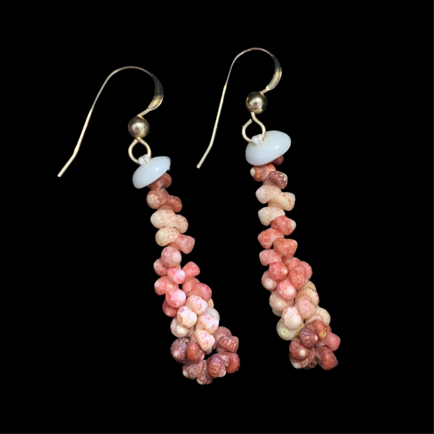 Dainty 14Kt GoldFill Kahelelani Shell Earrings