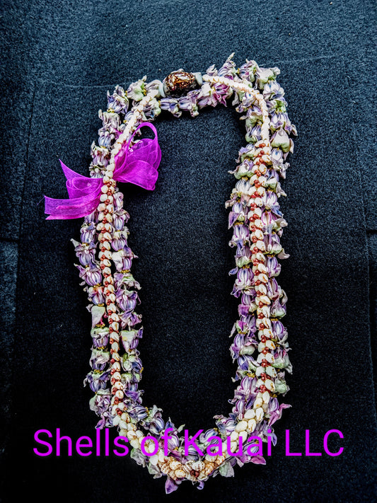21.5 inch multi style Hawaiian shell lei