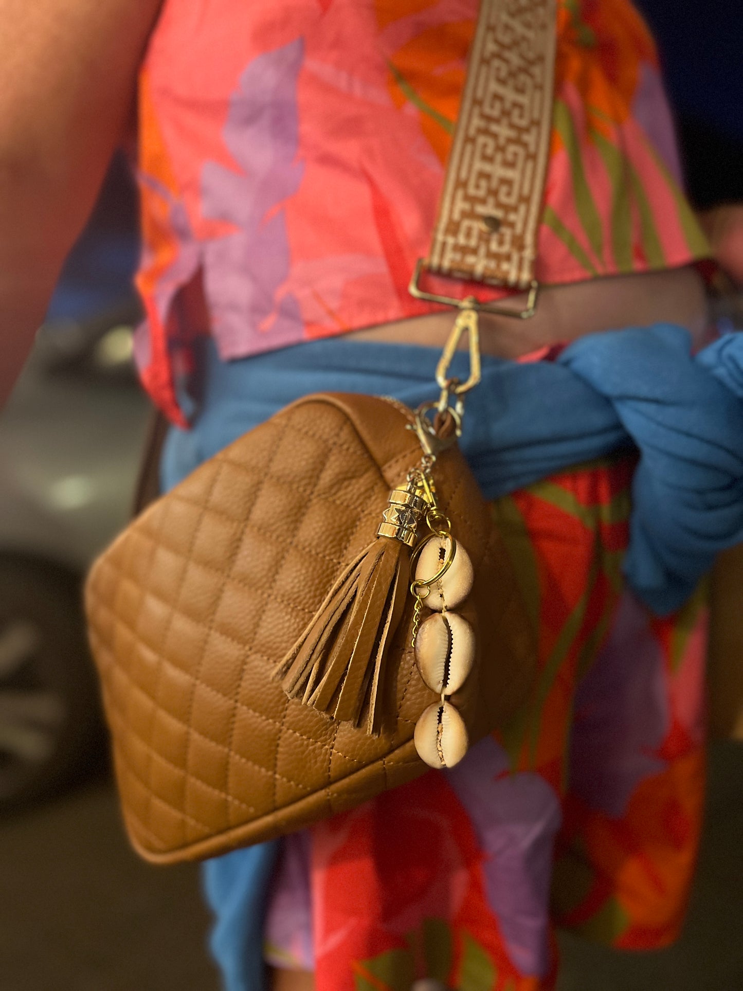 Cowrie Keychain