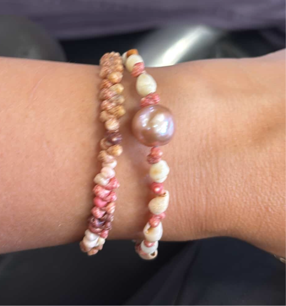 Edison PINK Pearl Kahelelani bracelet