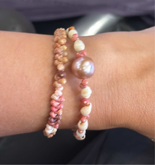 Edison PINK Pearl Kahelelani bracelet