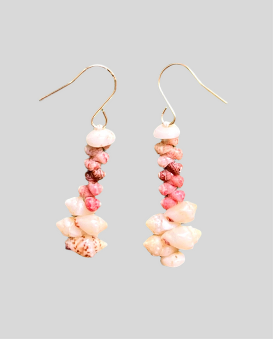 Momi & Kahelelani Shells Gold fill Earrings