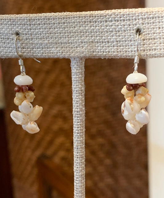 Dainty Momi Shell Earrings Sterling silver